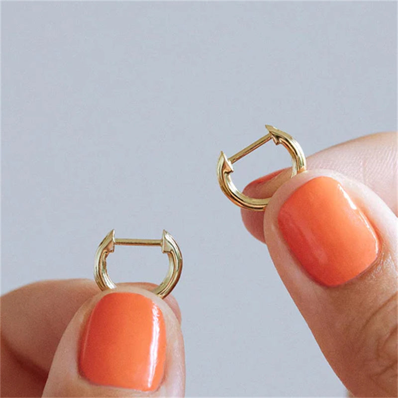 Mini Huggie Hoops