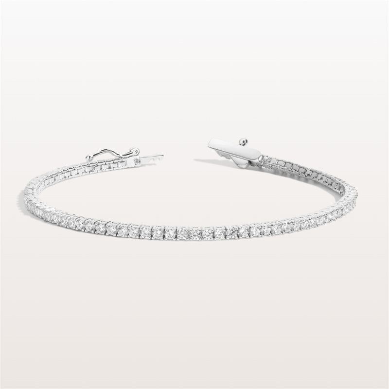 White Tennis Bracelet